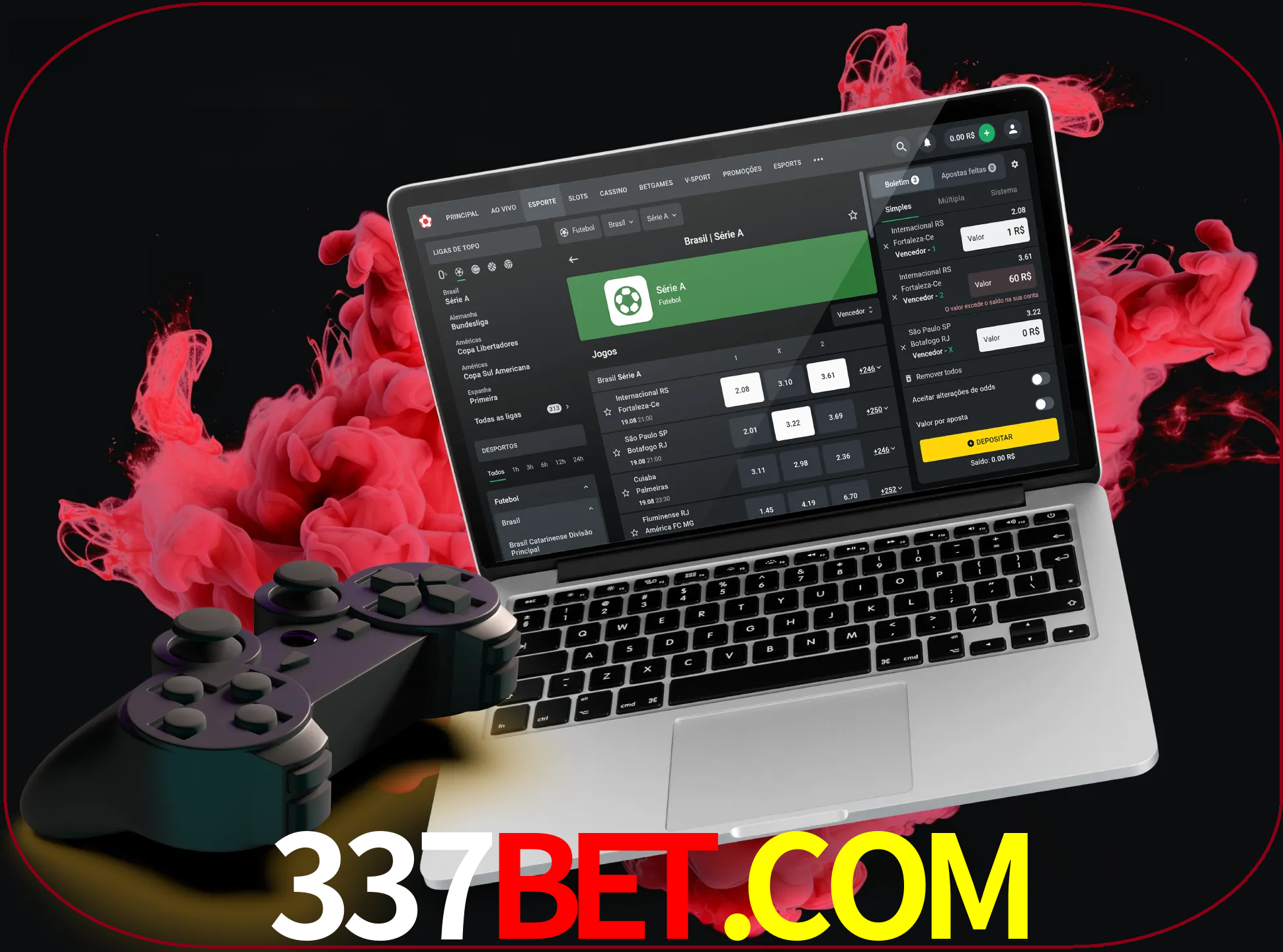 Visite a secção especial de jogos de vídeo em 337bet para descobrir em que jogos pode apostar e ganhar muito dinheiro.
