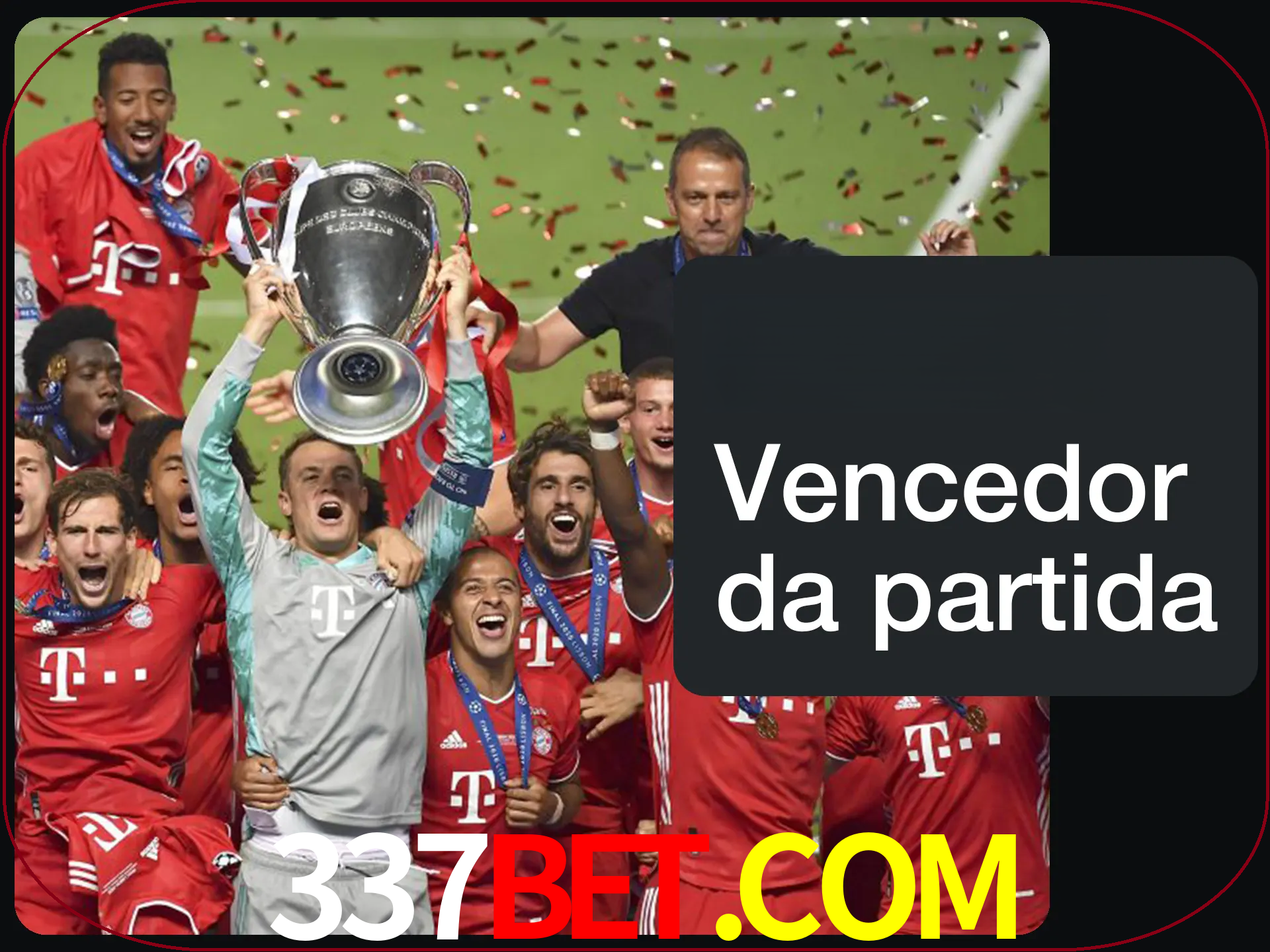 Aposte no vencedor e ganhe uma grande quantia de dinheiro.