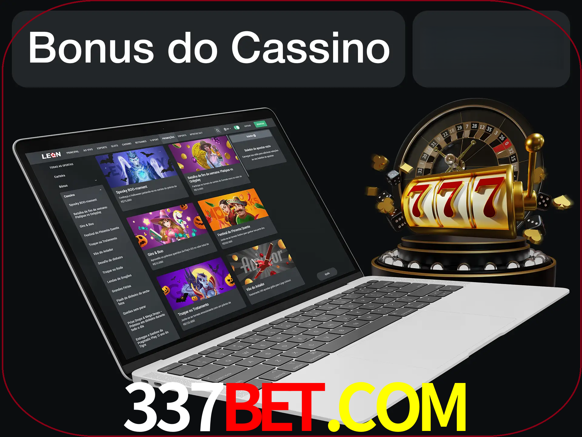 Use o bônus do cassino para começar melhor.
